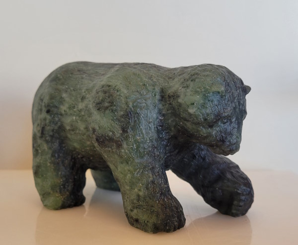 polar bear in soap stone